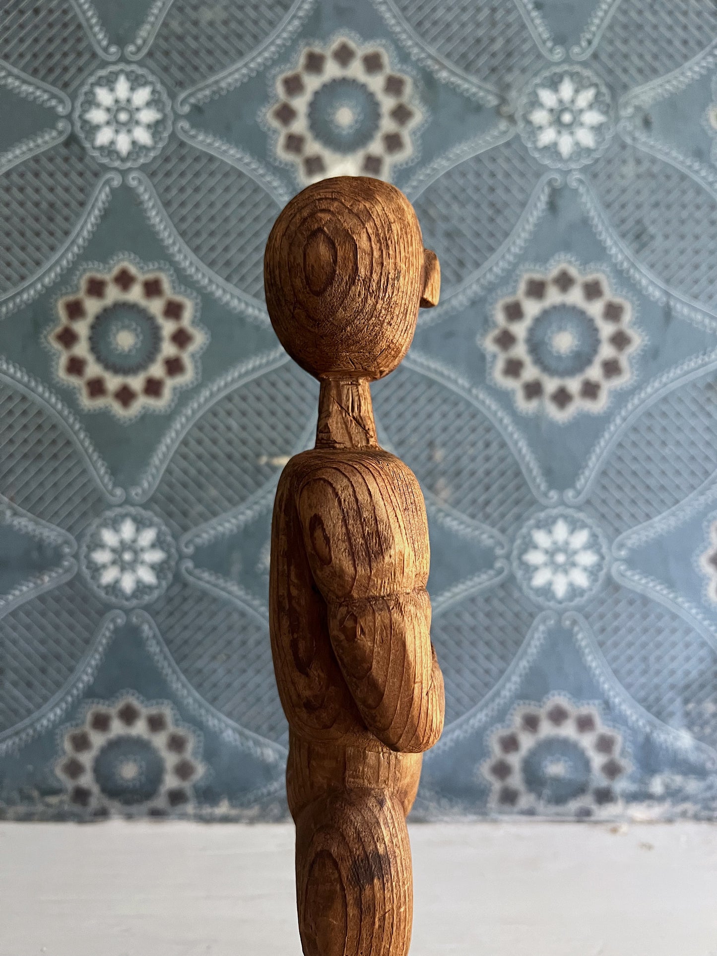 Hand Carved Folk Art Sculpture