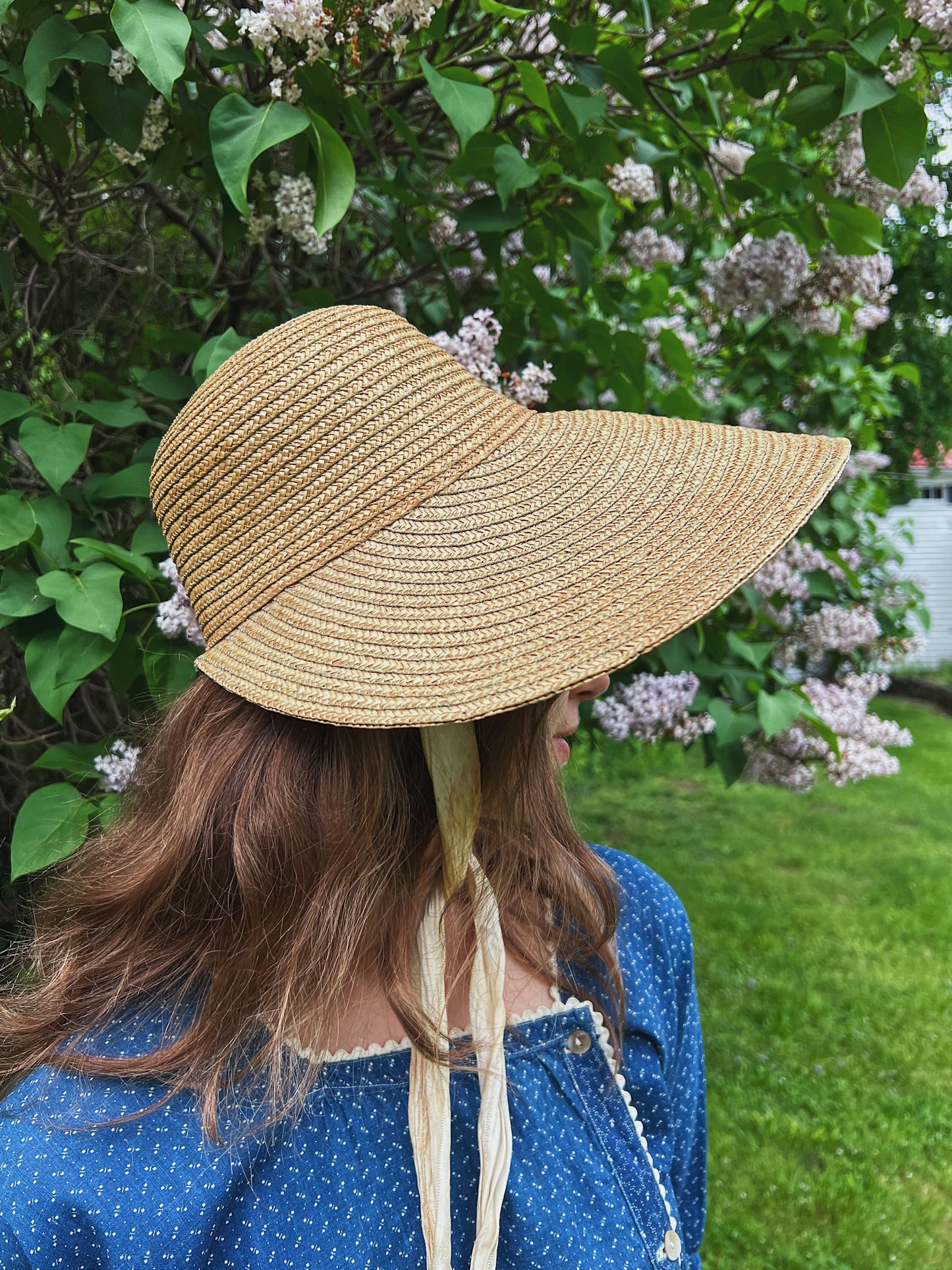 1940s Straw Bonnet, Made In Italy For Bloomingdale’s
