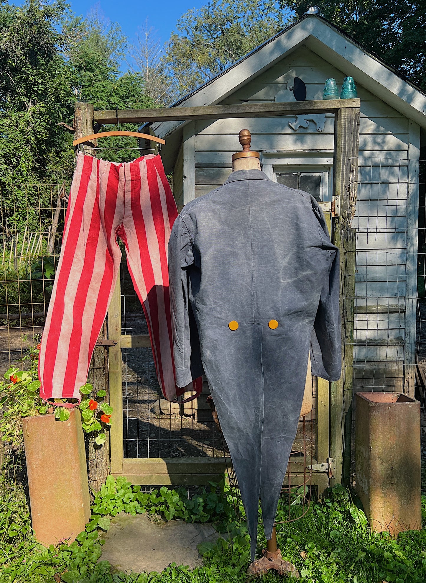 1930s Denim Weight Circus Ringleader Costume Set