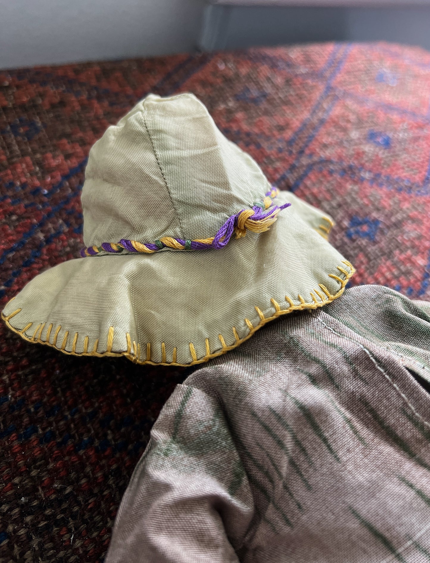1920s Hand Painted Boudoir Doll