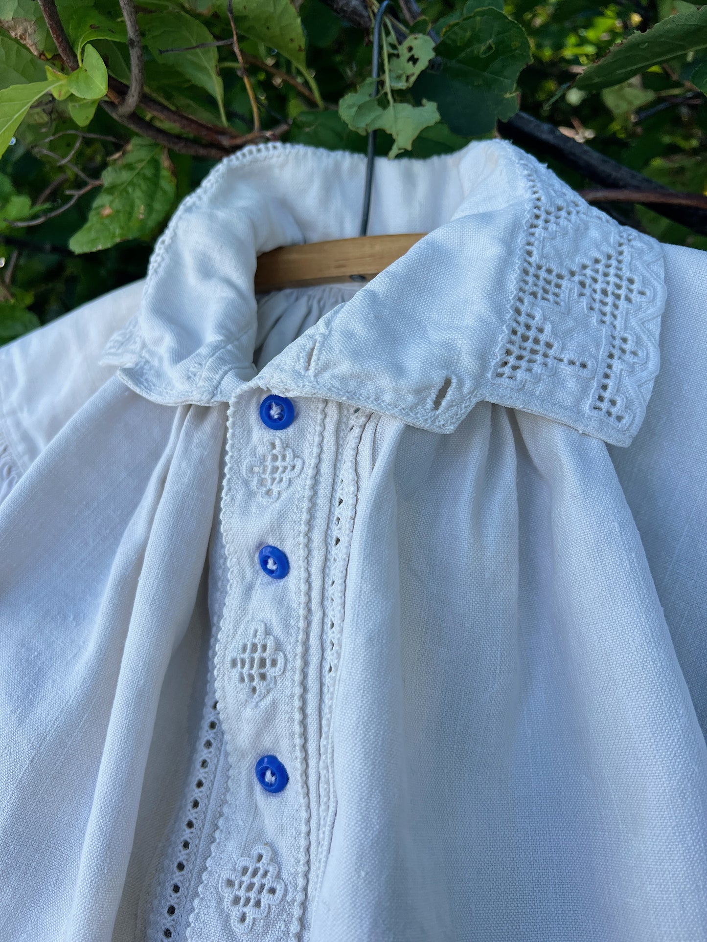 1930s Hungarian Homespun Linen Shirt