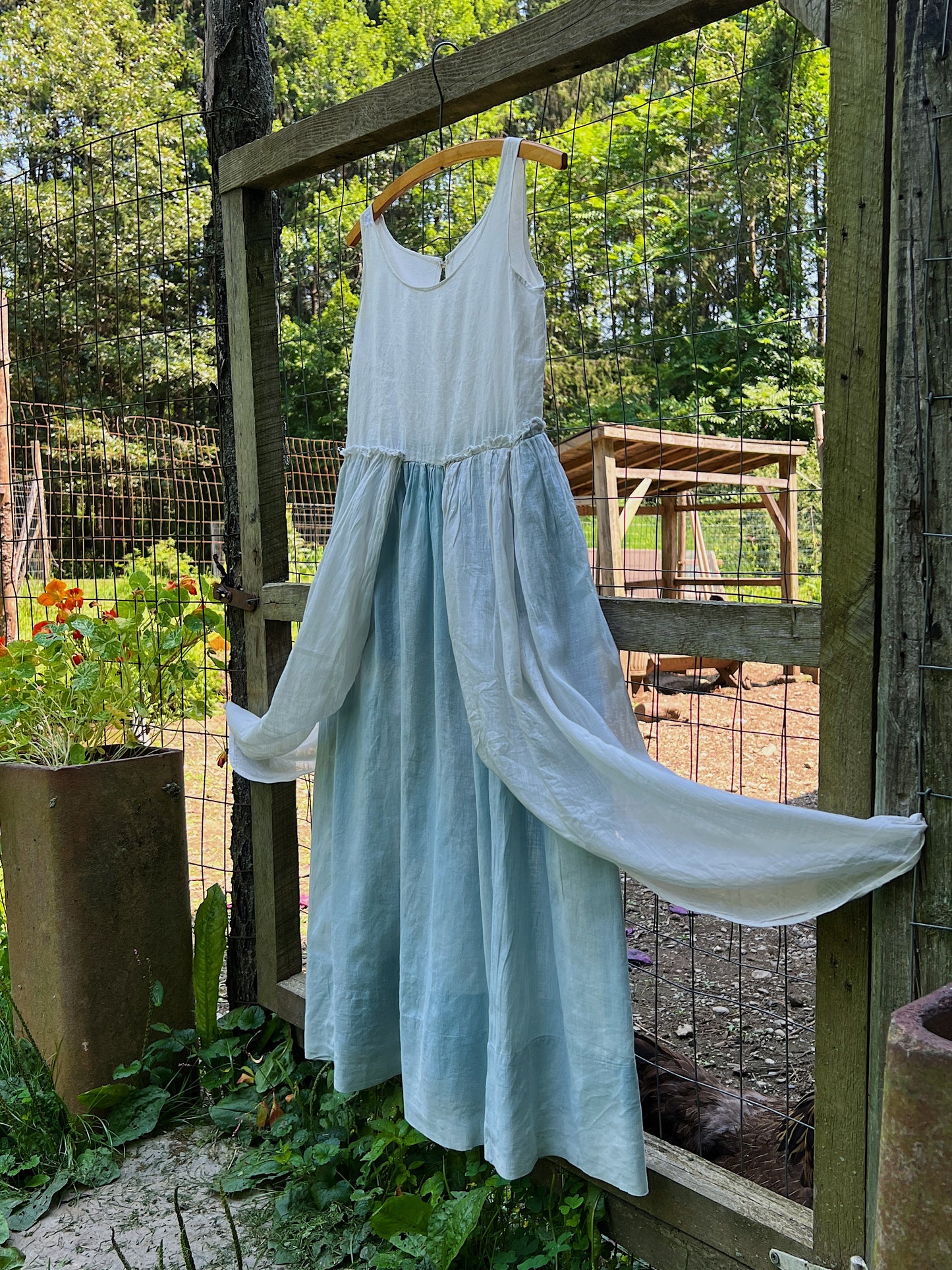 1920s Handmade Floursack Fairie Costume