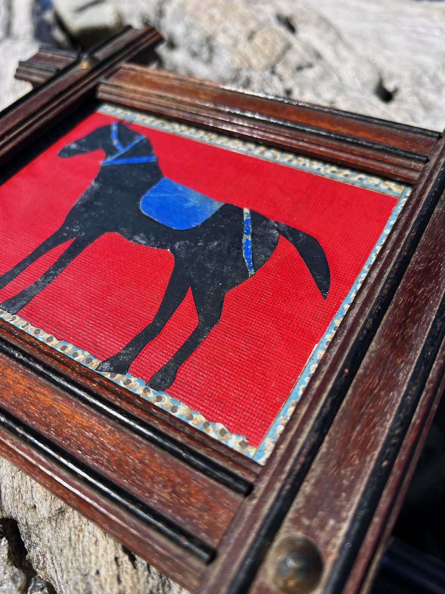 19th Century Folk Art Collage, Frank Beardsley