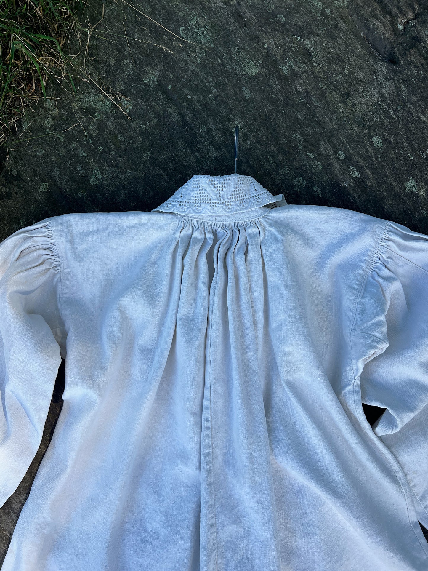 1930s Hungarian Homespun Linen Shirt