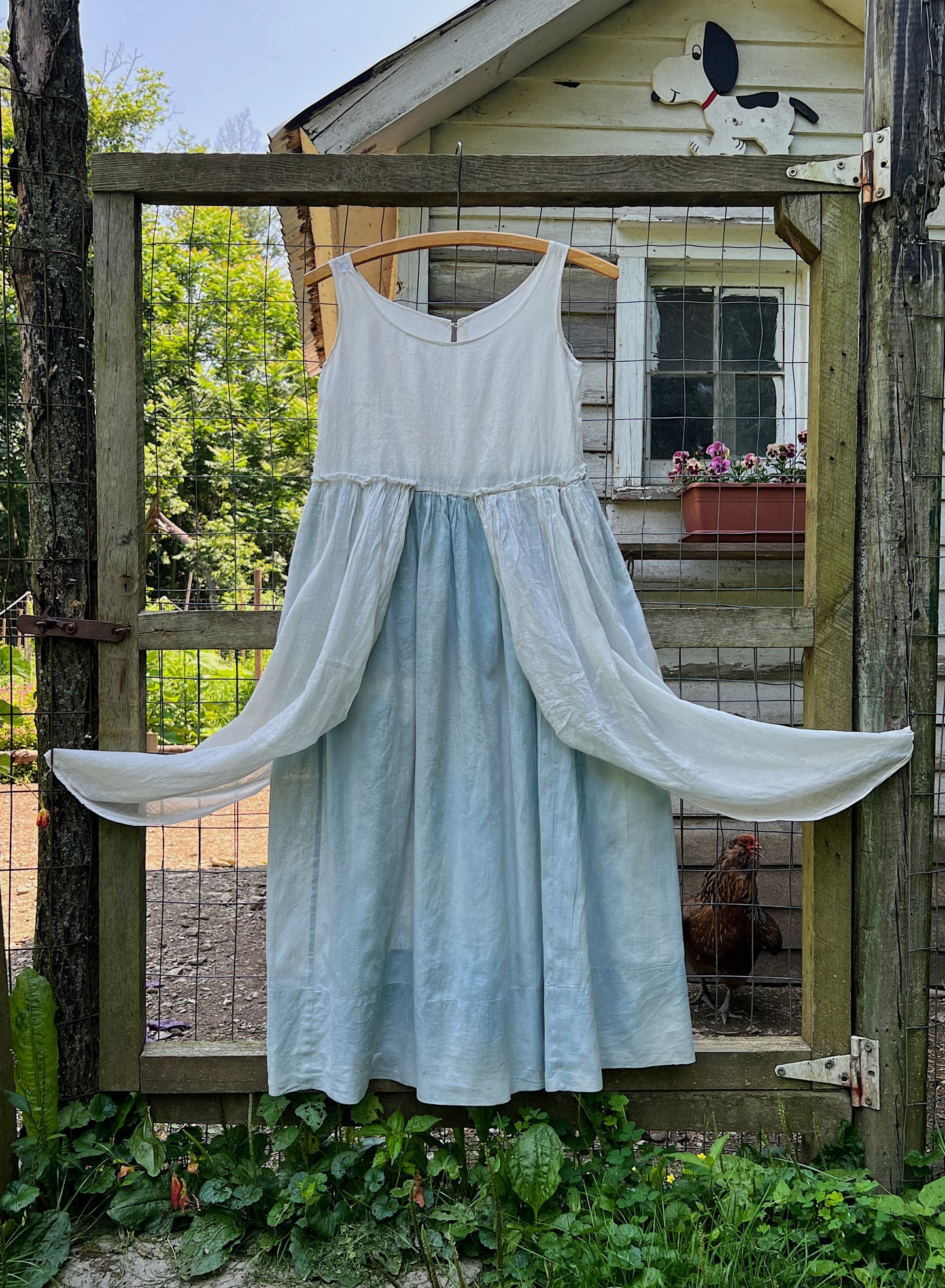 1920s Handmade Floursack Fairie Costume
