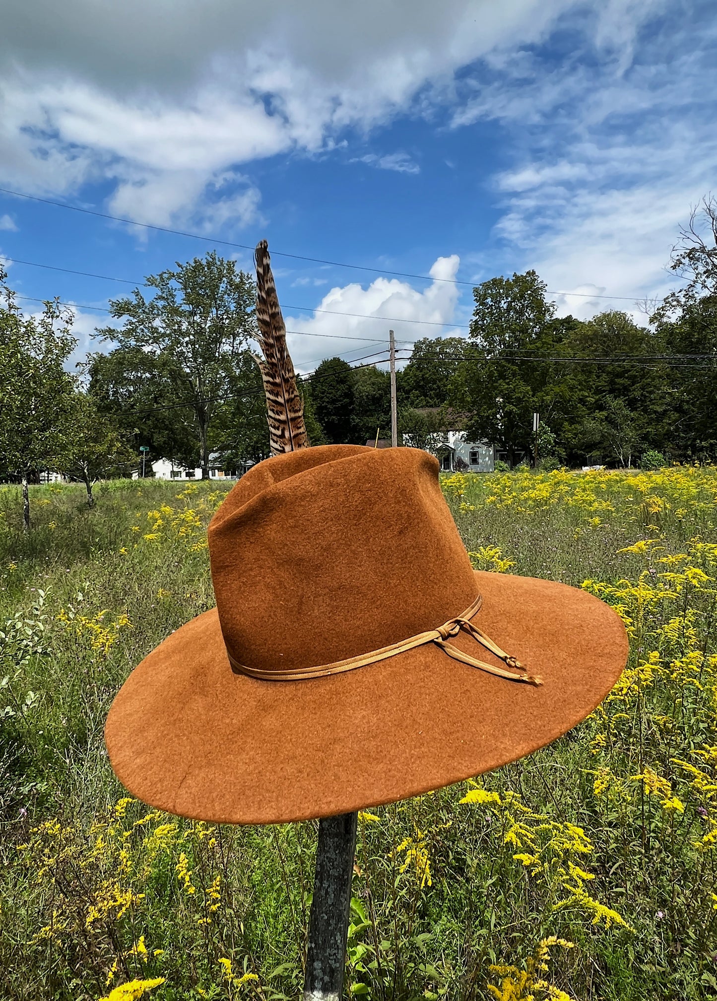 1930s Early Eddy Bros. Felt Cowboy Hat, Size 7 1/8