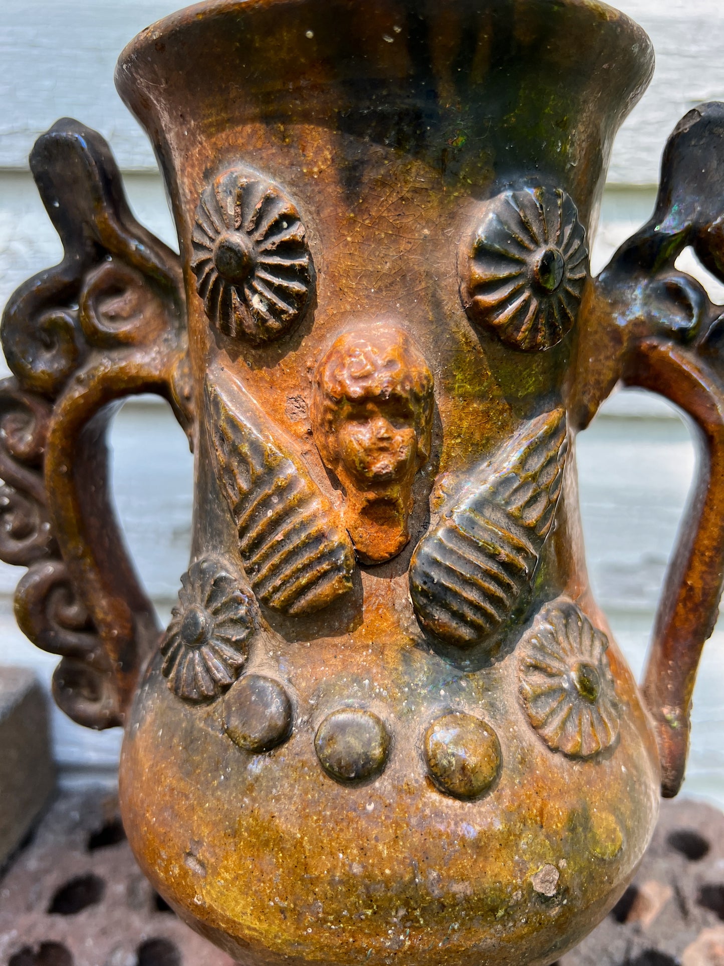 Early Earthenware Folk Pottery Vessel Circa 1900-1920s