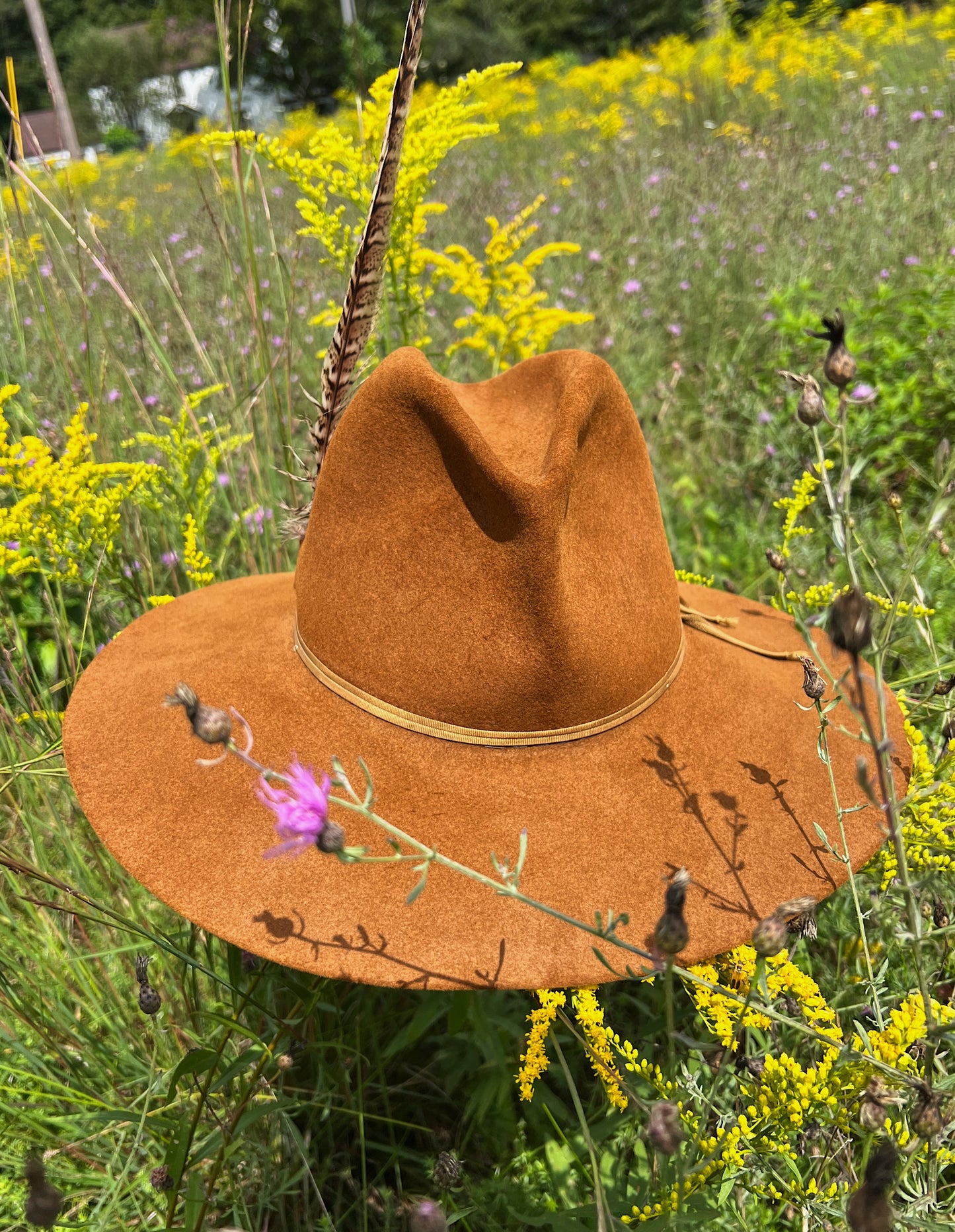 1930s Early Eddy Bros. Felt Cowboy Hat, Size 7 1/8
