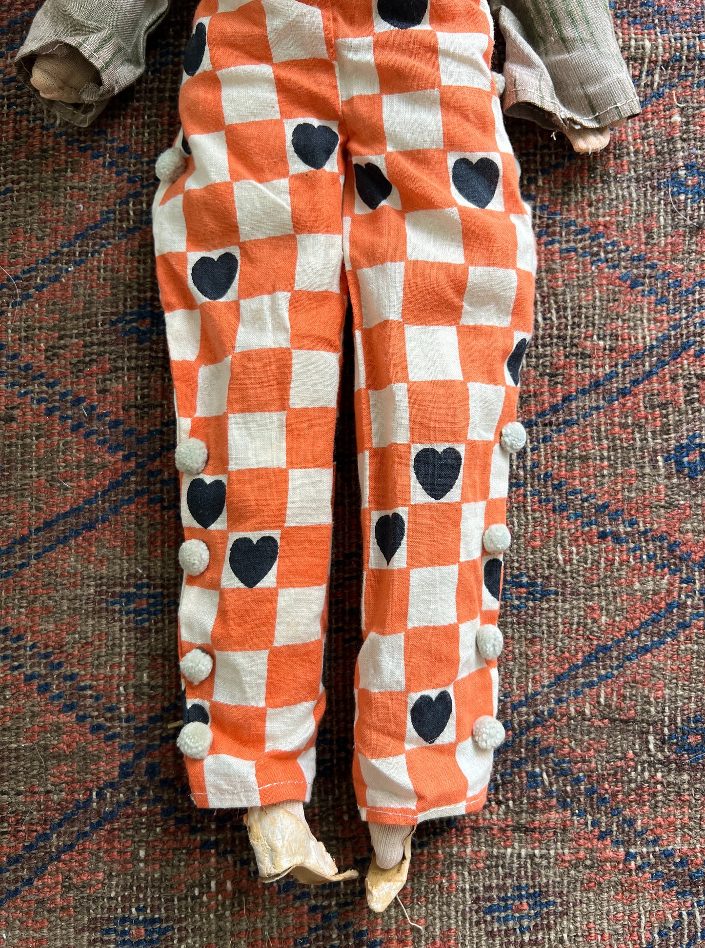 1920s Hand Painted Boudoir Doll
