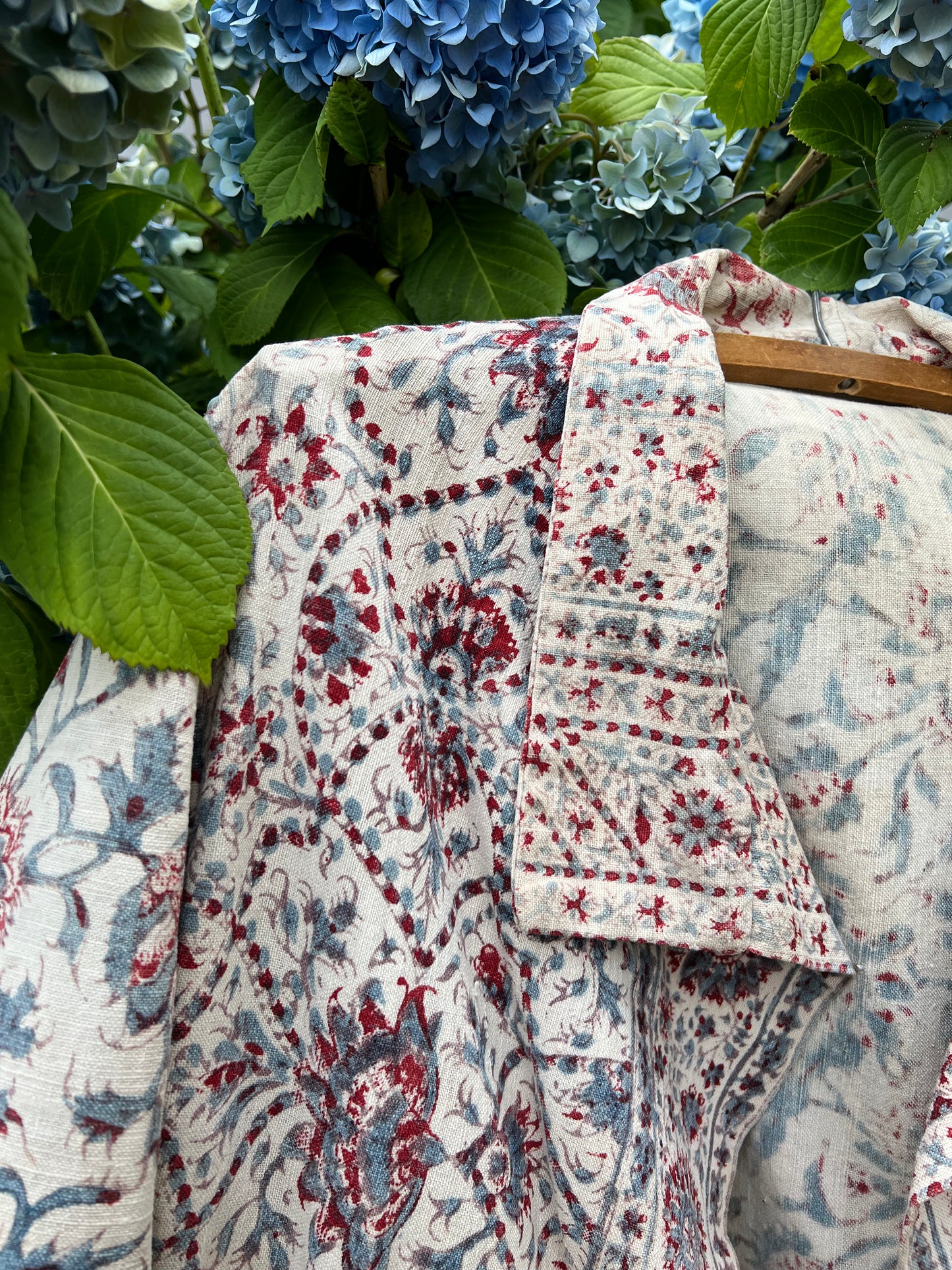 1930s Block Print Open Jacket