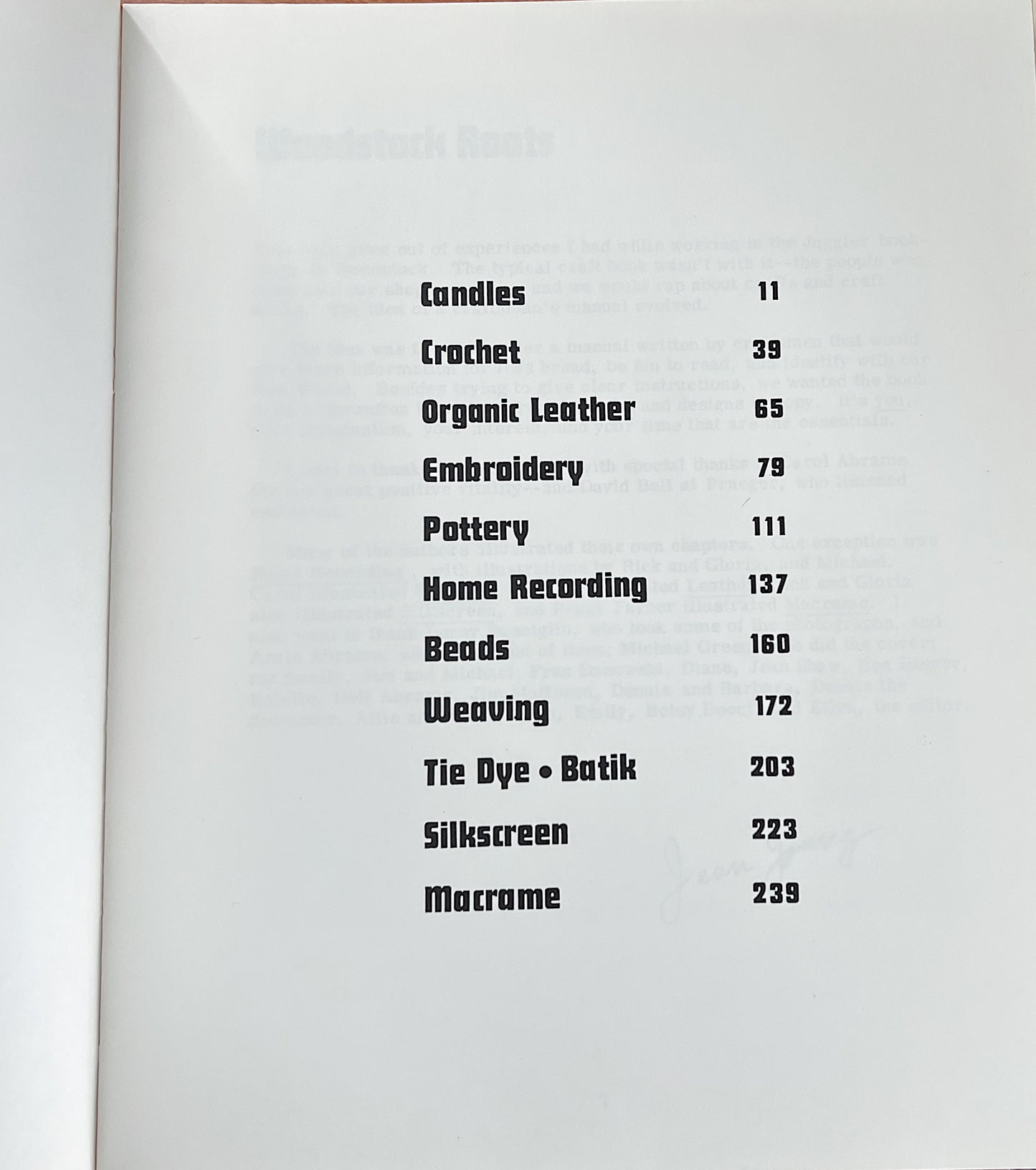 Woodstock Craftsman’s Manual, Hardcover By Jean Young