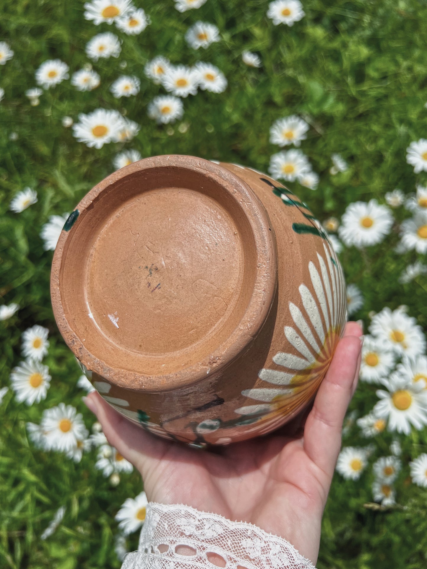 30s/40s Mexican Hand-Painted Pitcher