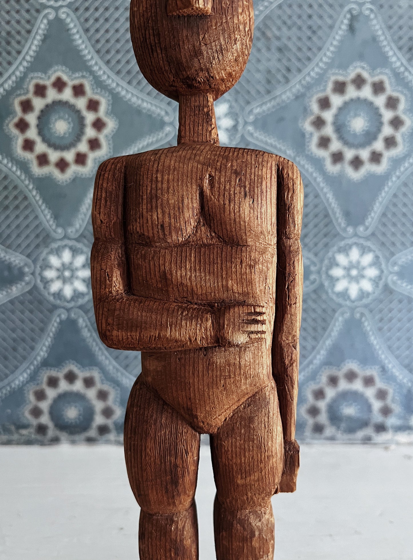 Hand Carved Folk Art Sculpture