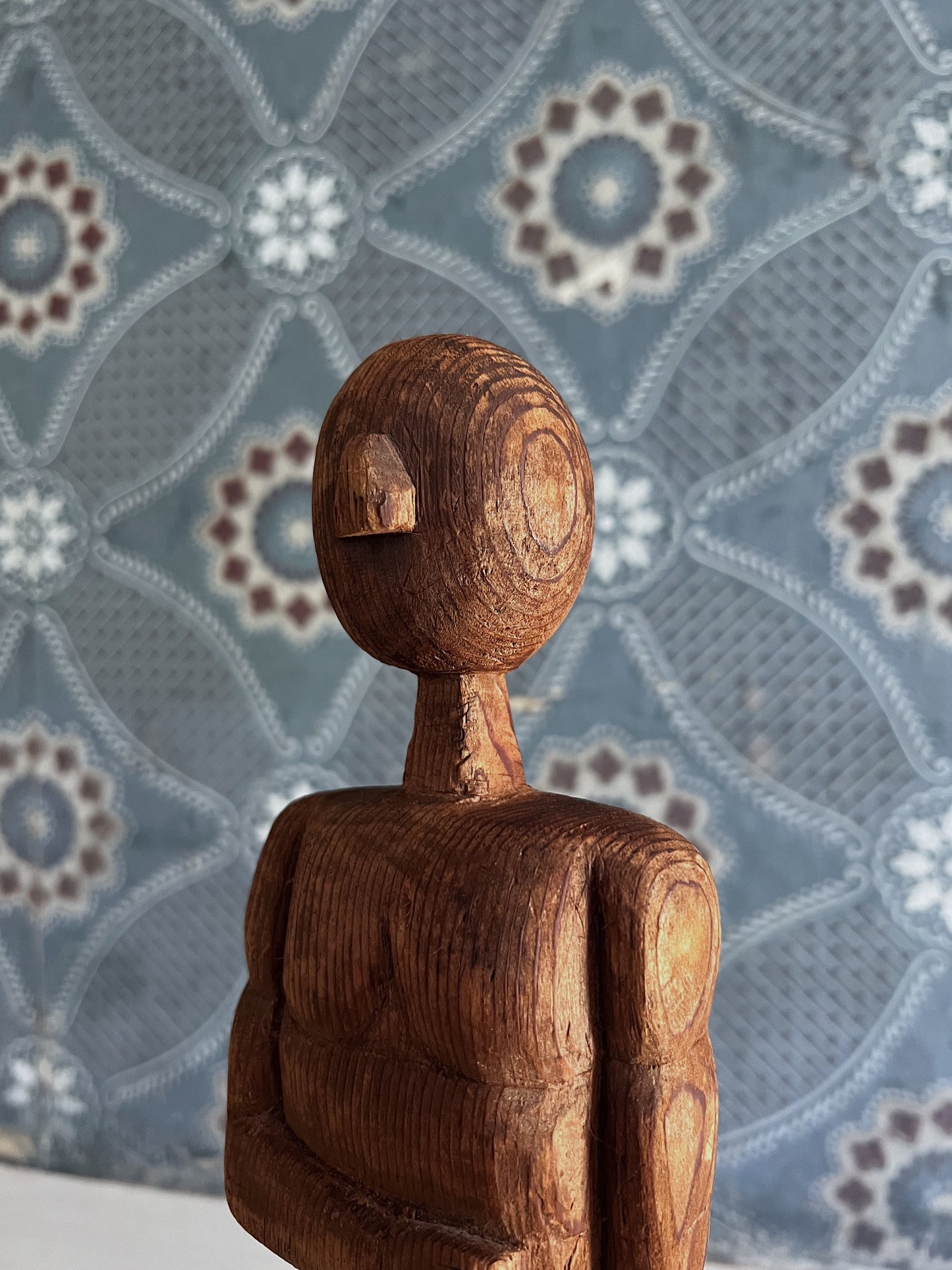 Hand Carved Folk Art Sculpture