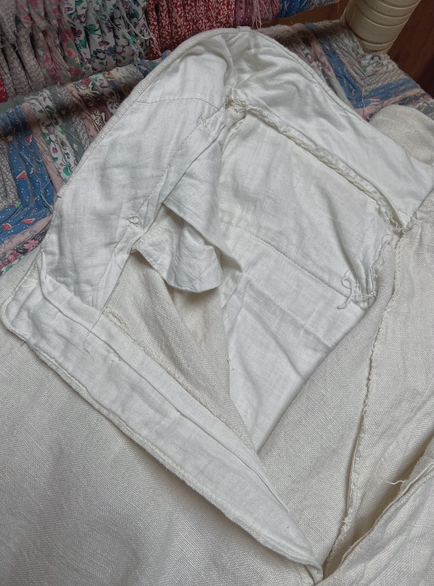 1930s Linen Sportswear Trousers With Buckle