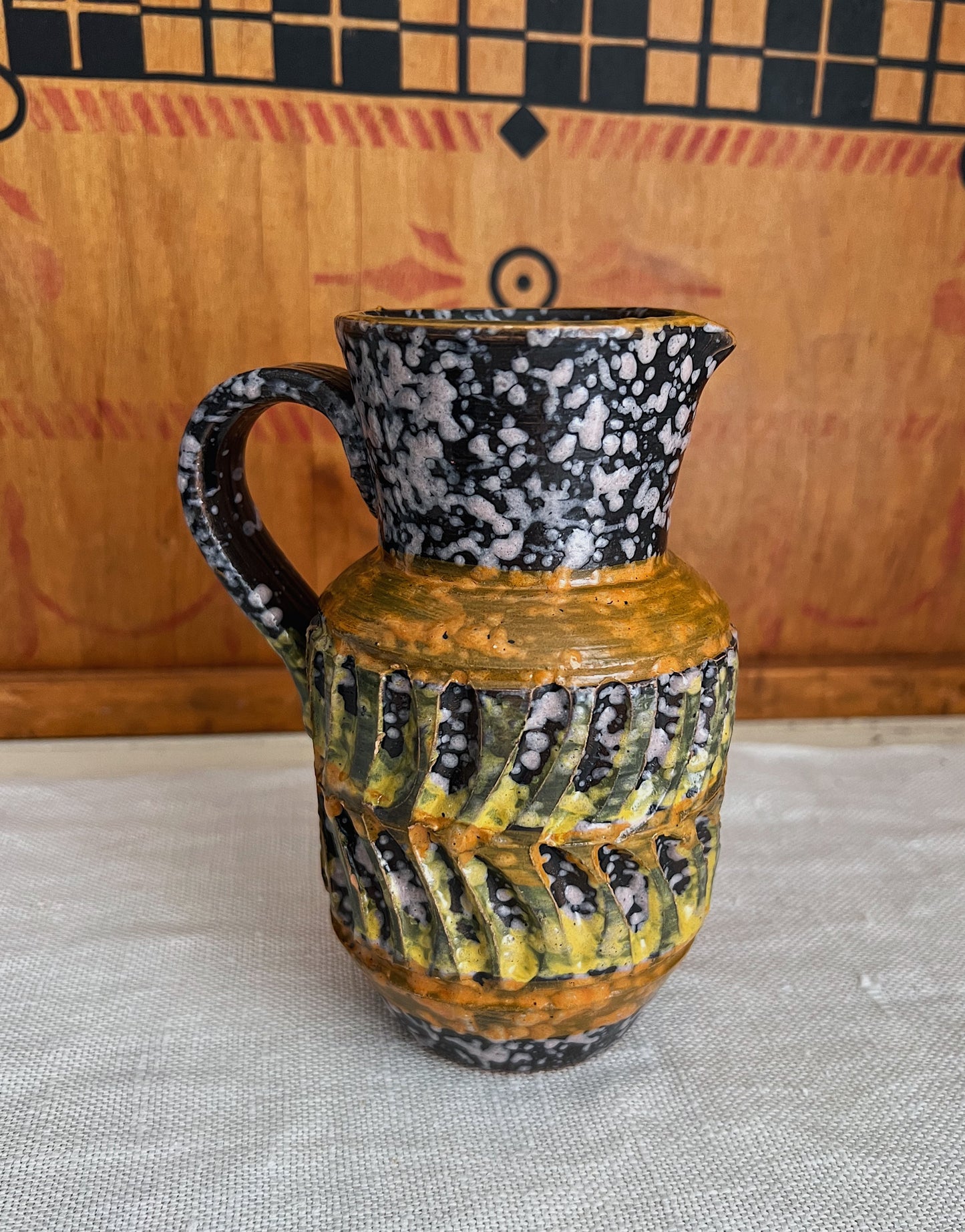 Speckled Italian Studio Pottery Pitcher