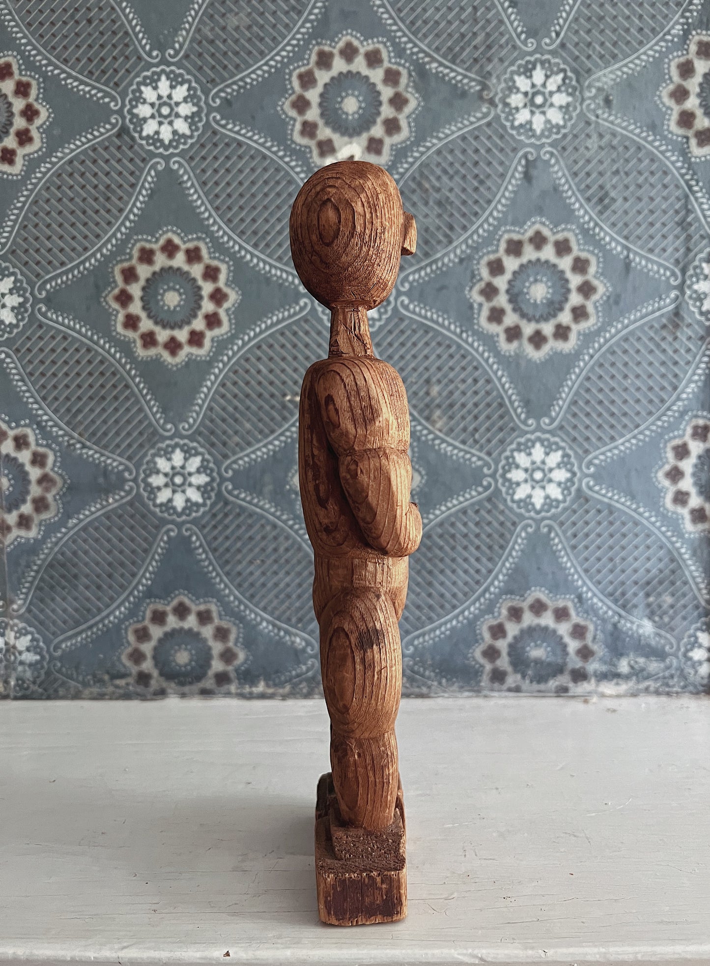 Hand Carved Folk Art Sculpture