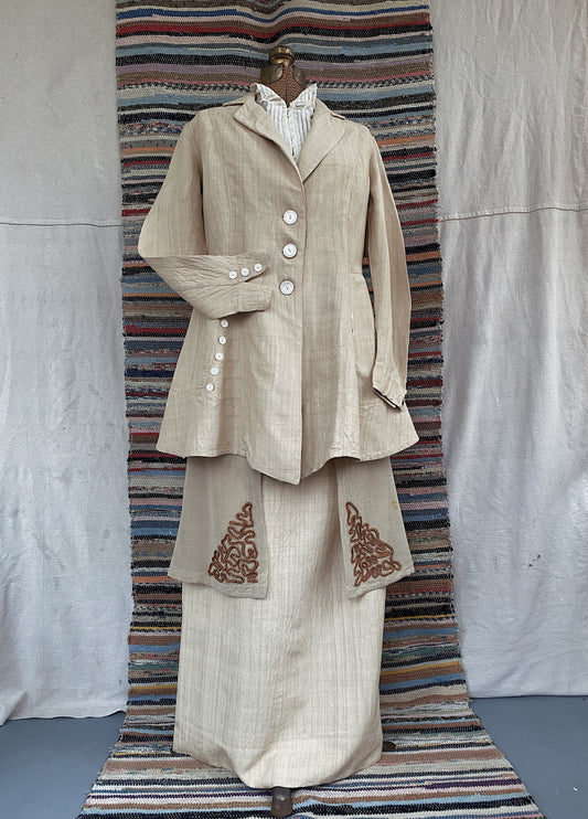 Edwardian Era Linen Walking Set