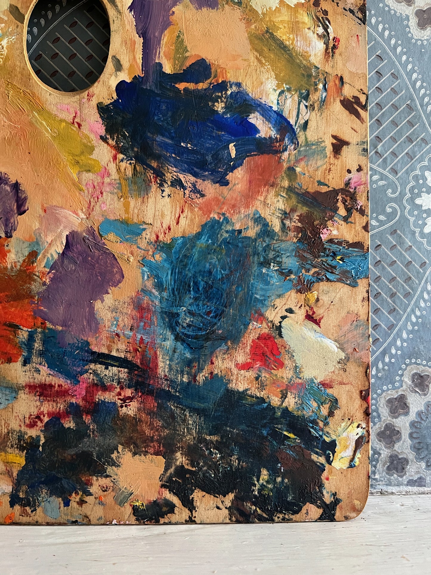 Antique Wooden Painter’s Pallete