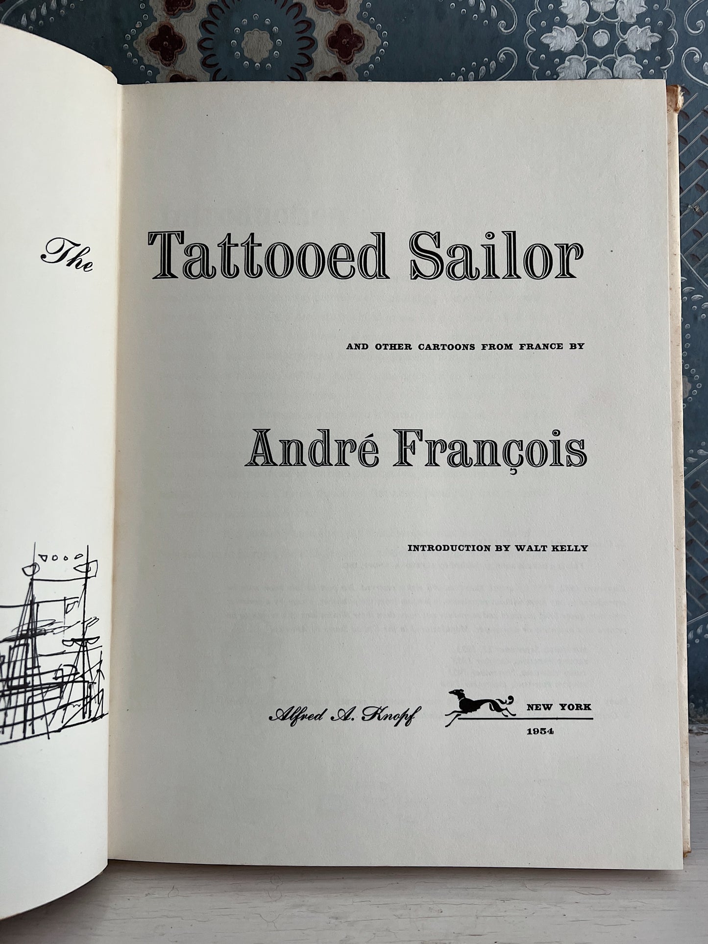 Tattooed Sailor By André Francois, 1954 Hardcover