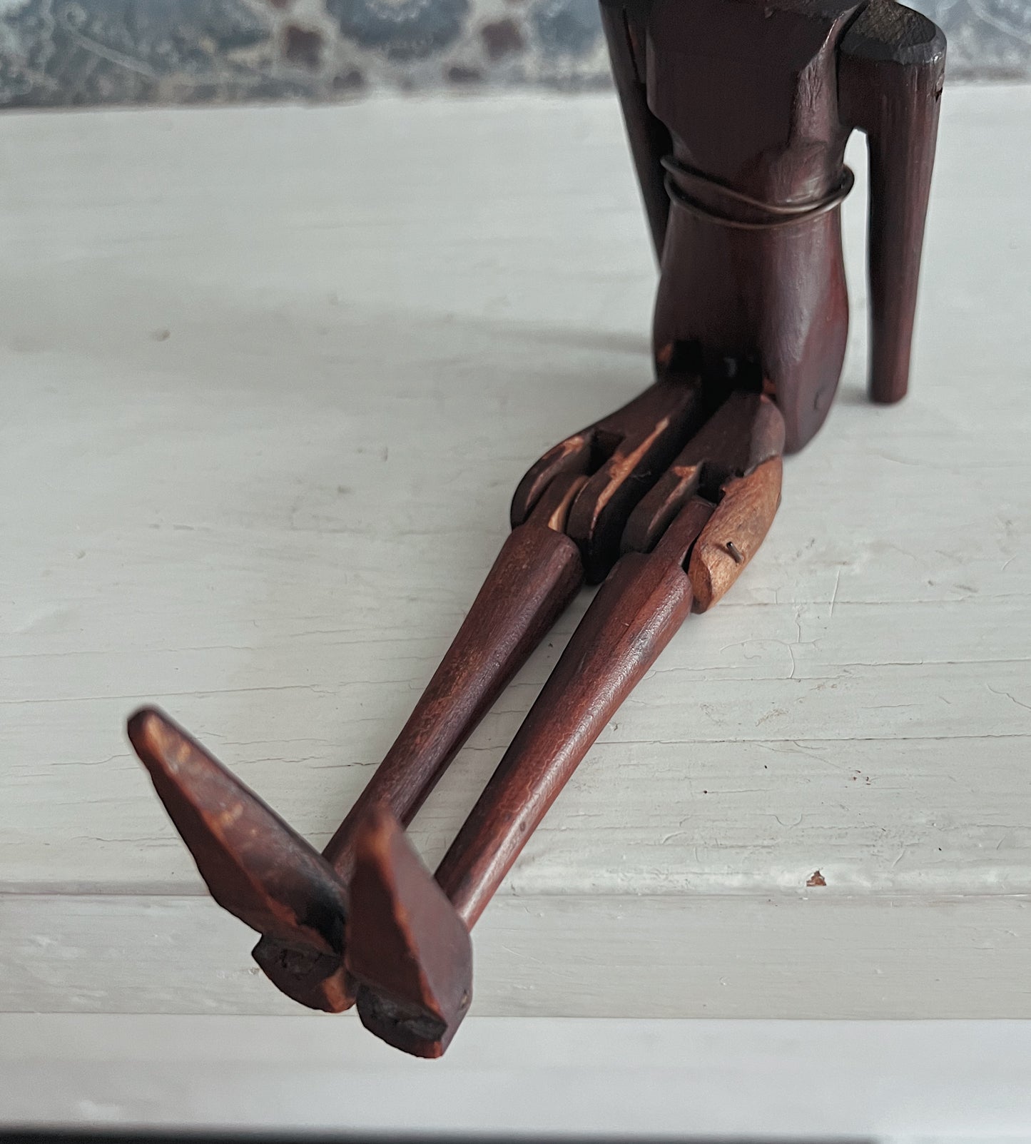 19th Century Folk Art Jig Dancer Articulated Doll