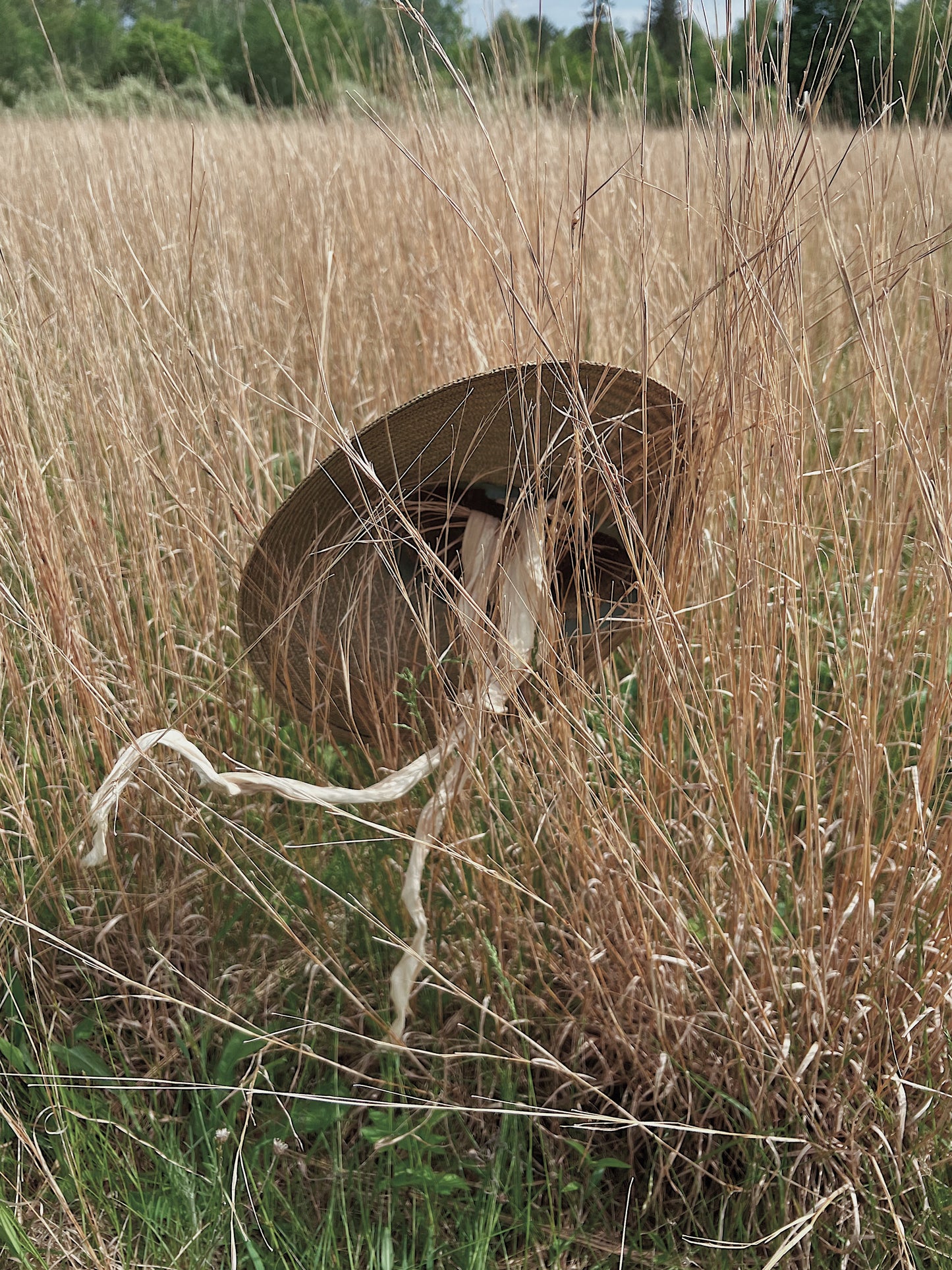 1940s Straw Bonnet, Made In Italy For Bloomingdale’s