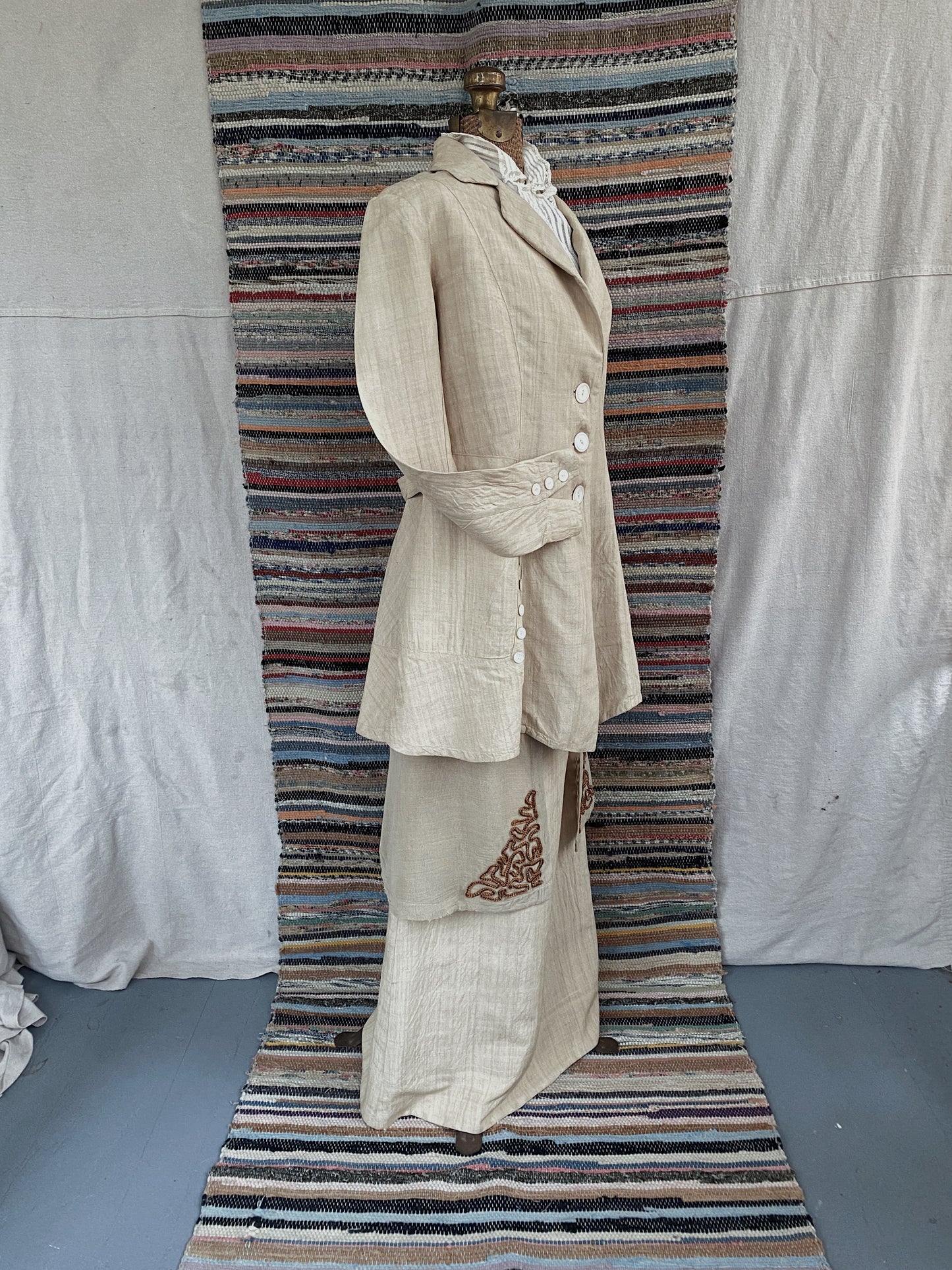 Edwardian Era Linen Walking Set