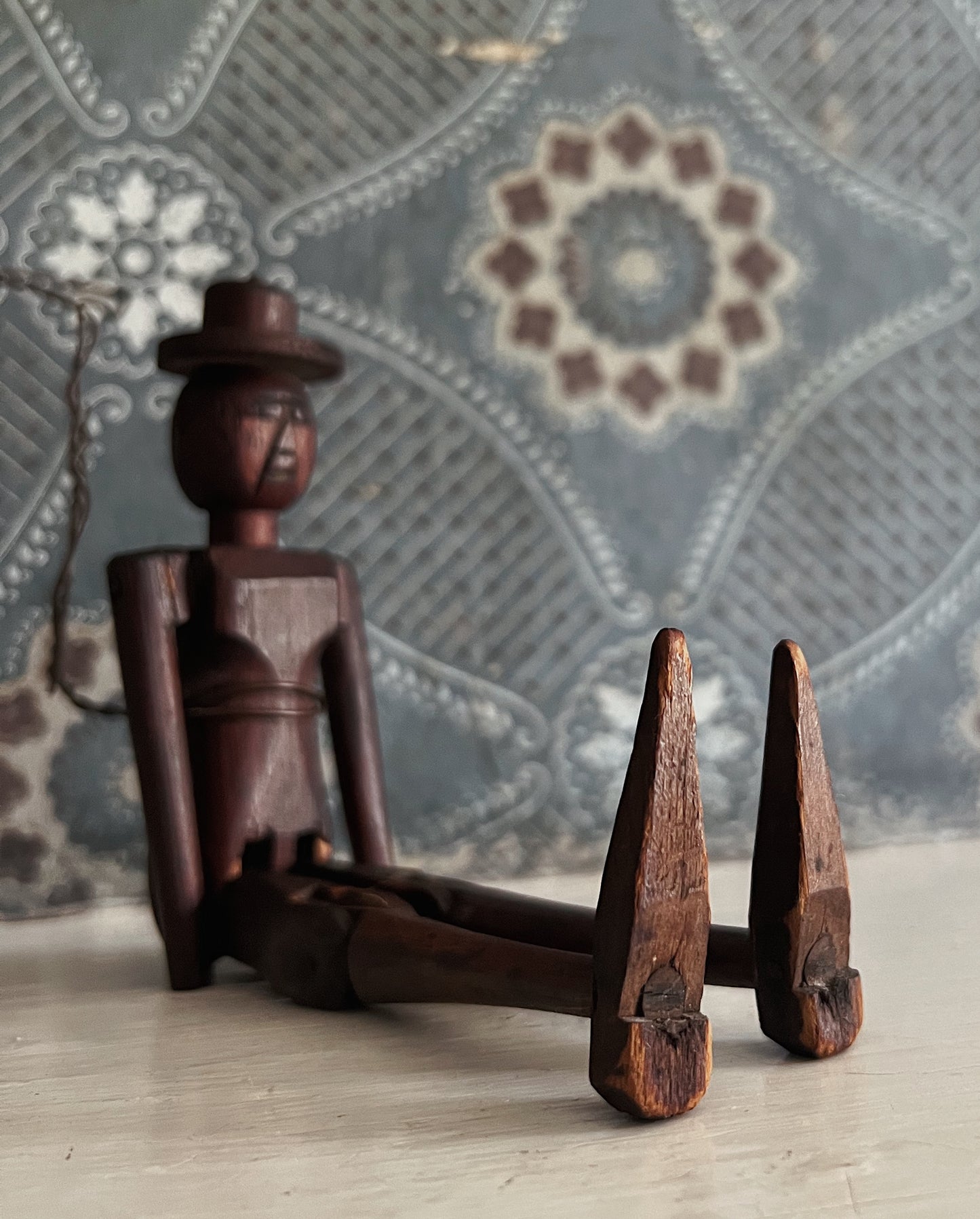 19th Century Folk Art Jig Dancer Articulated Doll