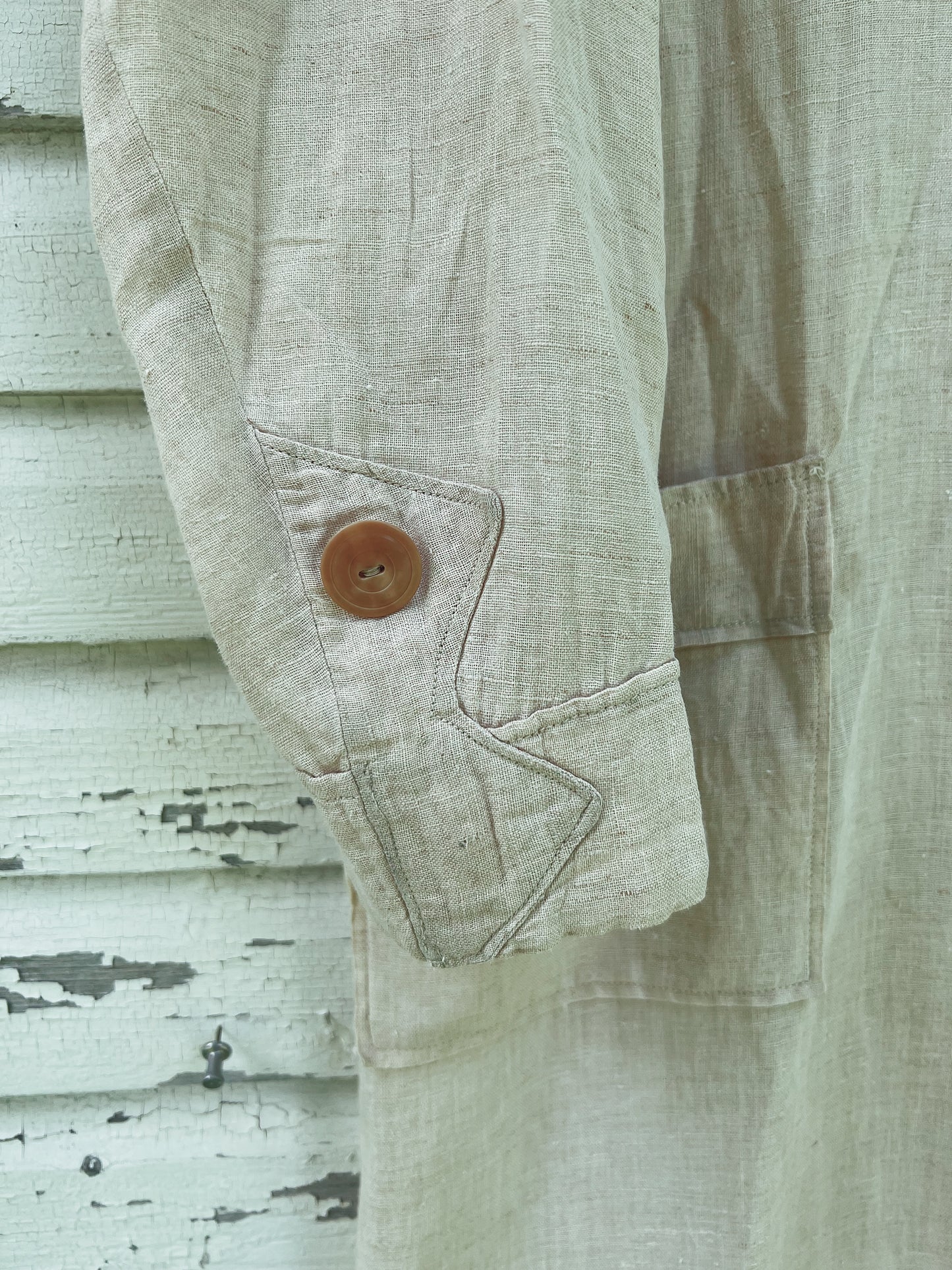 1910s Linen Motoring Duster, Lightweight