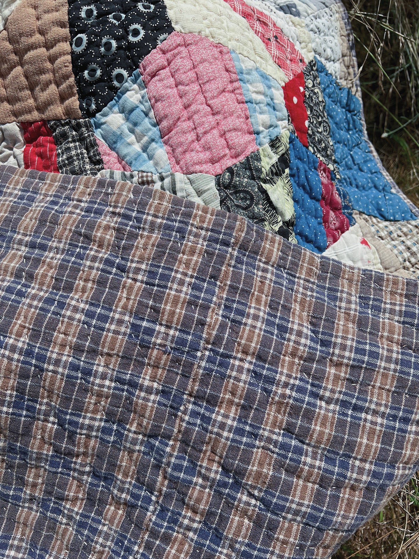 19th Century Cotton Crazy Quilt