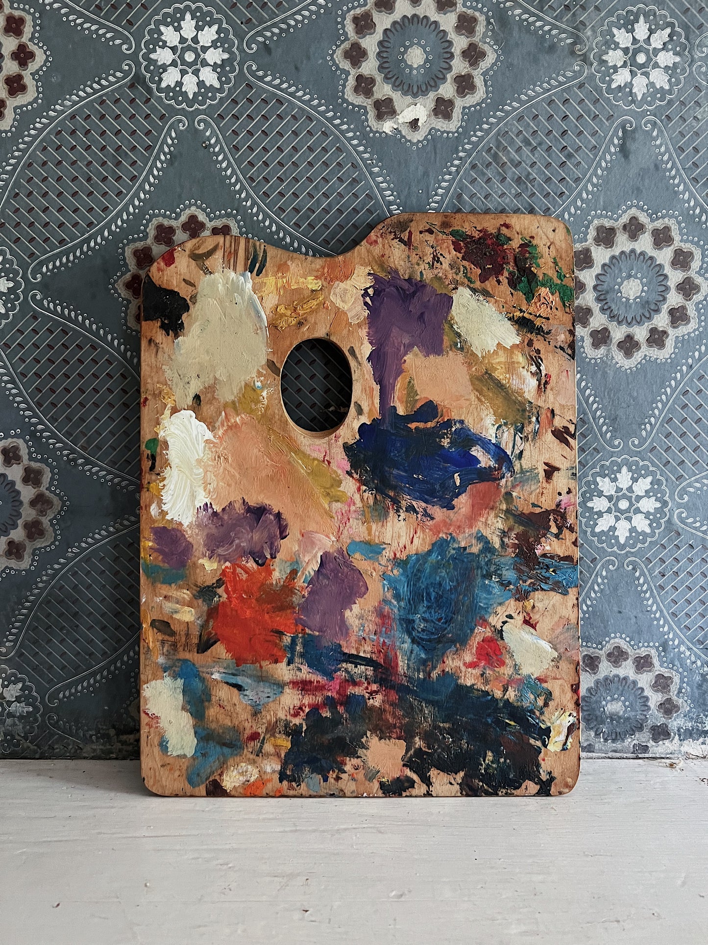 Antique Wooden Painter’s Pallete