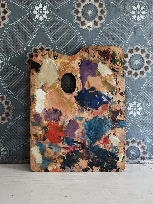 Antique Wooden Painter’s Pallete