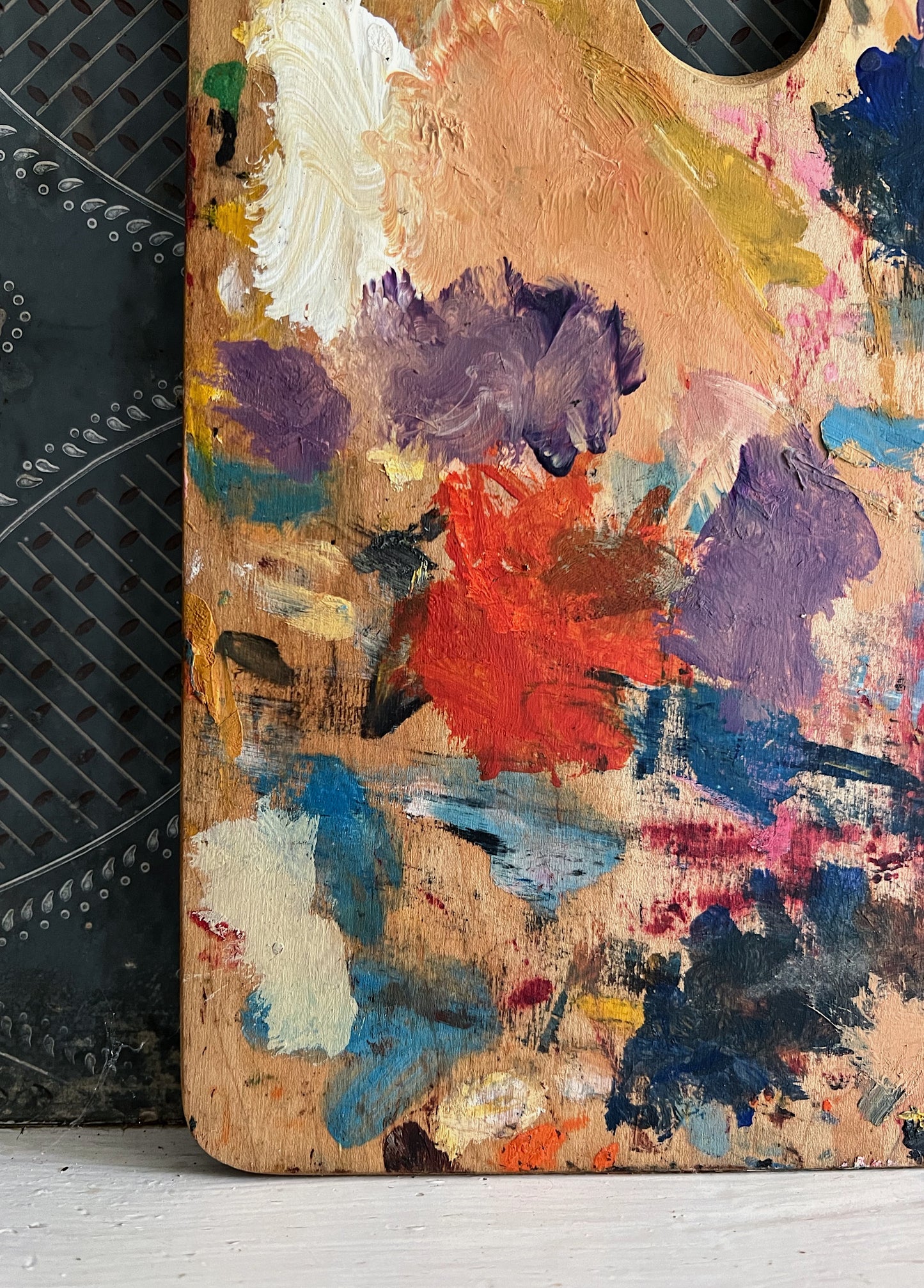 Antique Wooden Painter’s Pallete