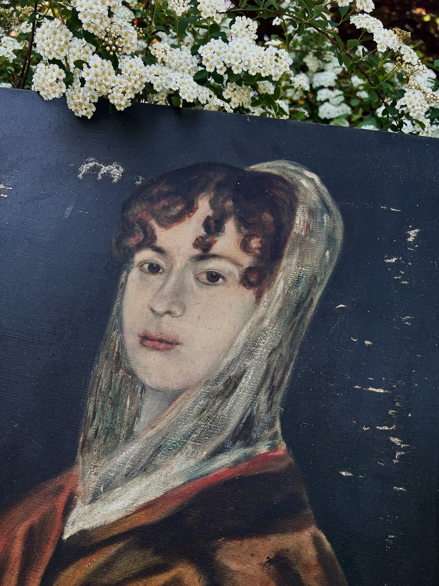 1900s Oil On Canvas Portrait Study