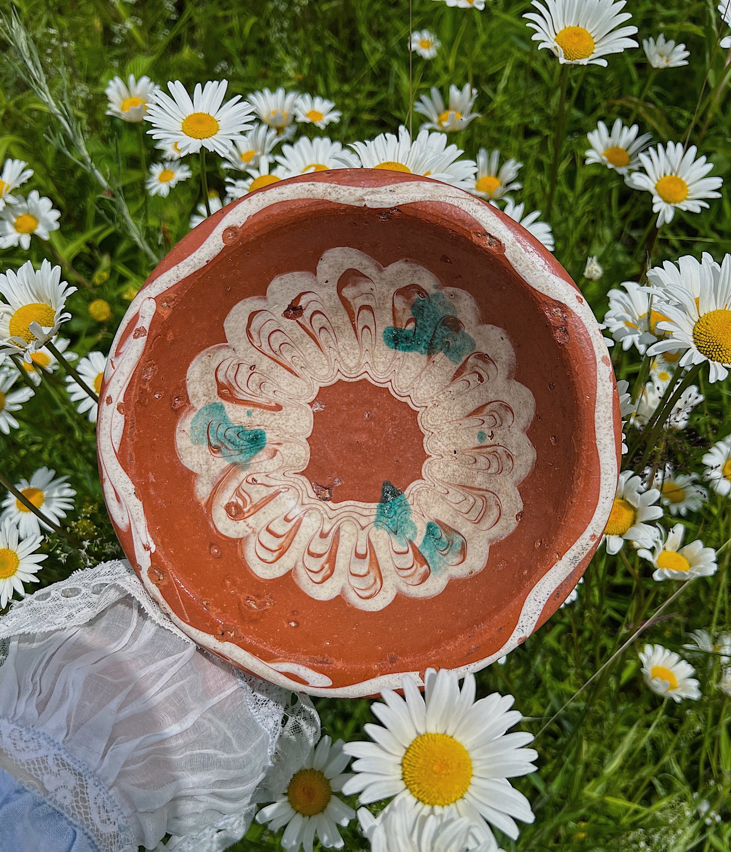 1940s Mexican Bandera Pottery Bowl