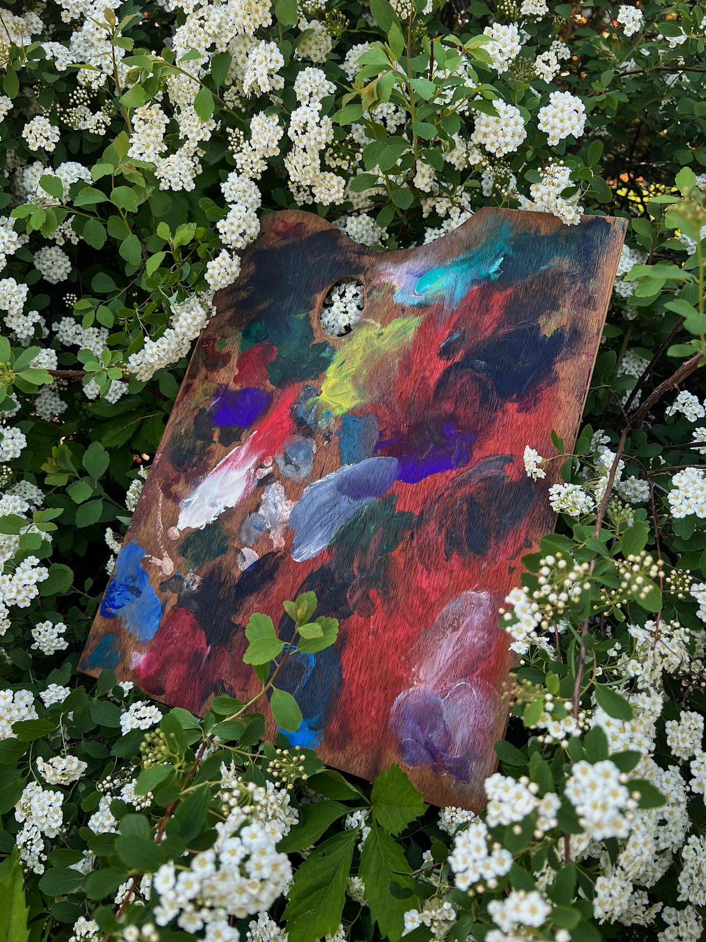 Antique Wood Painter’s Palette