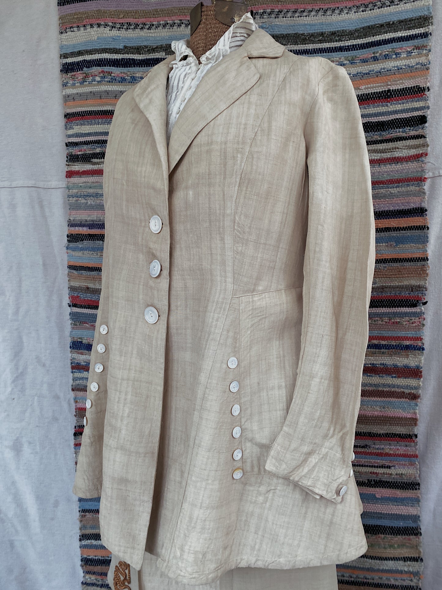 Edwardian Era Linen Walking Set