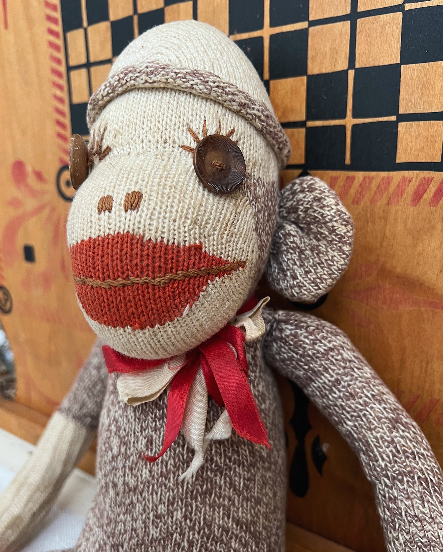 1930s Stuffed Sock Monkey