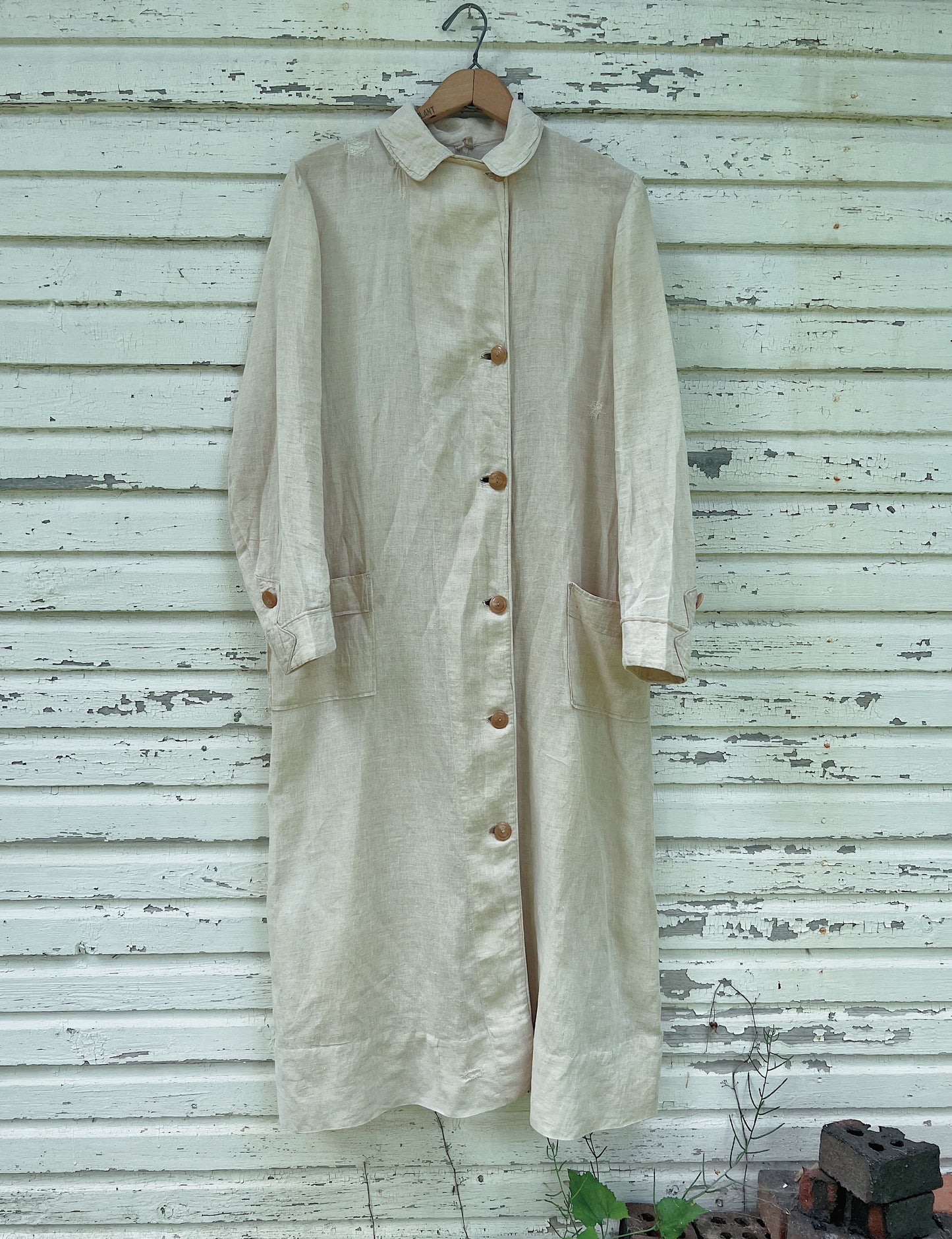 1910s Linen Motoring Duster, Lightweight