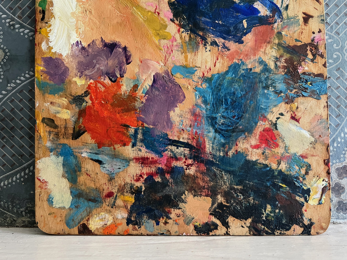 Antique Wooden Painter’s Pallete