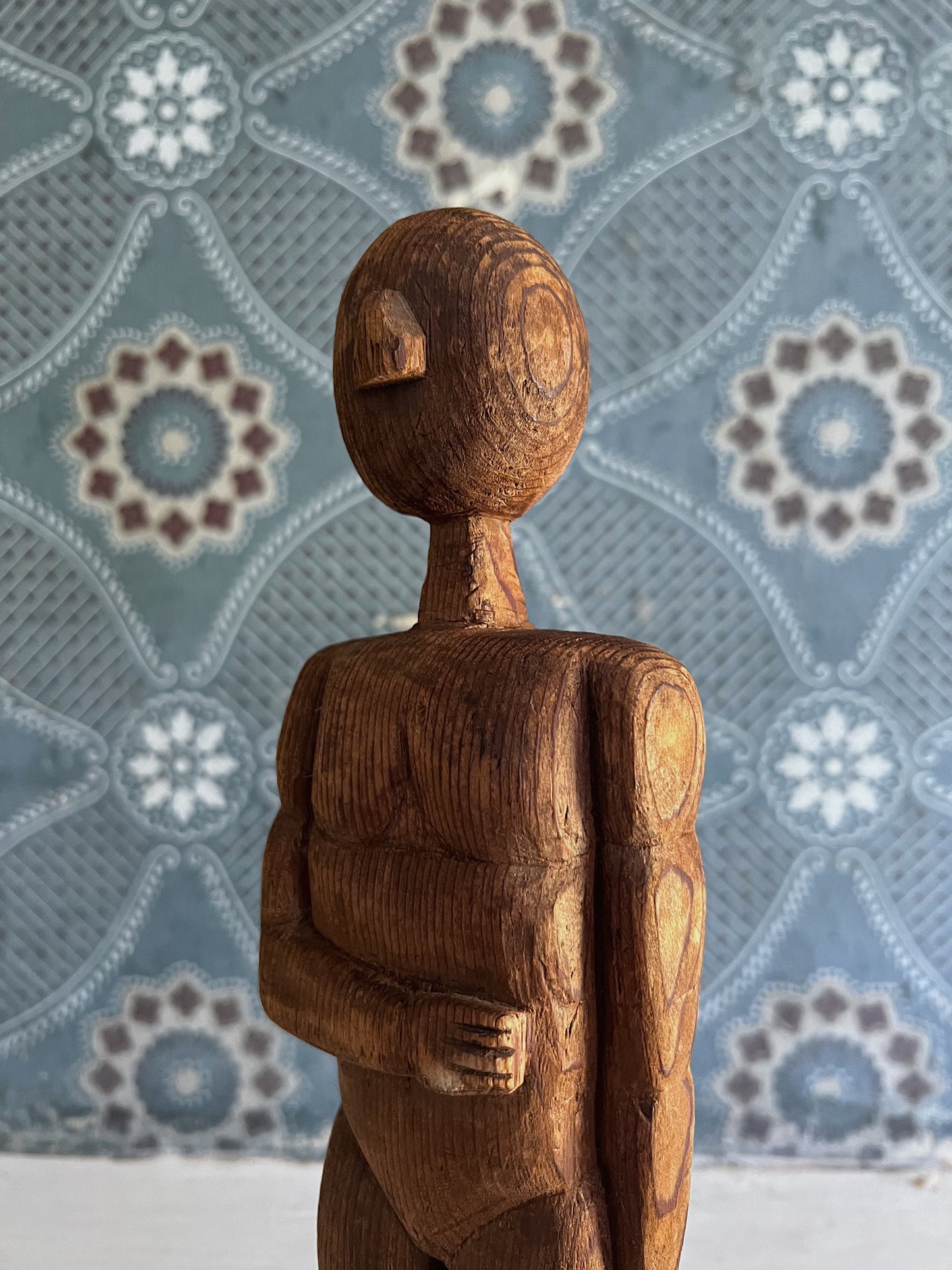 Hand Carved Folk Art Sculpture