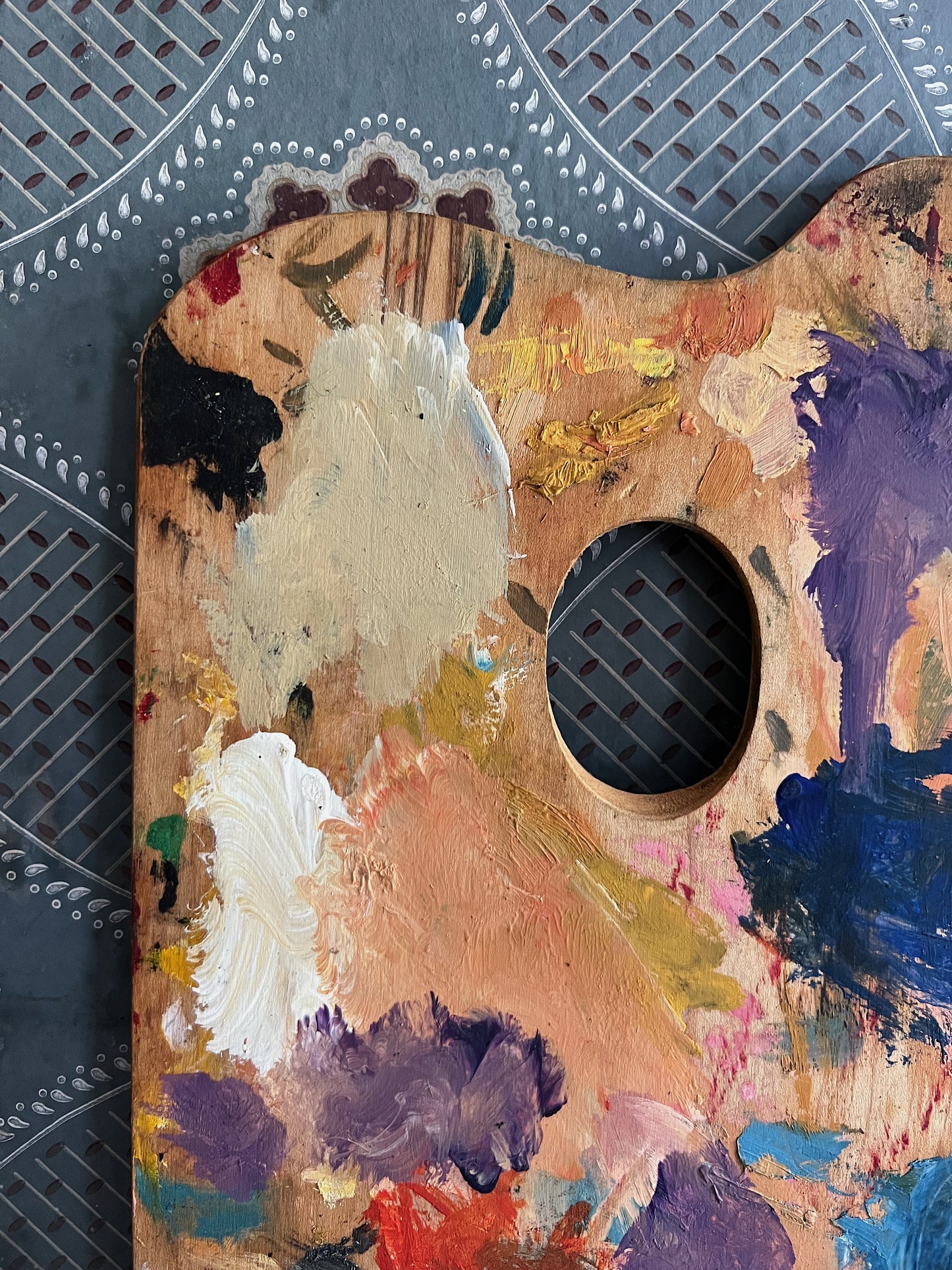 Antique Wooden Painter’s Pallete