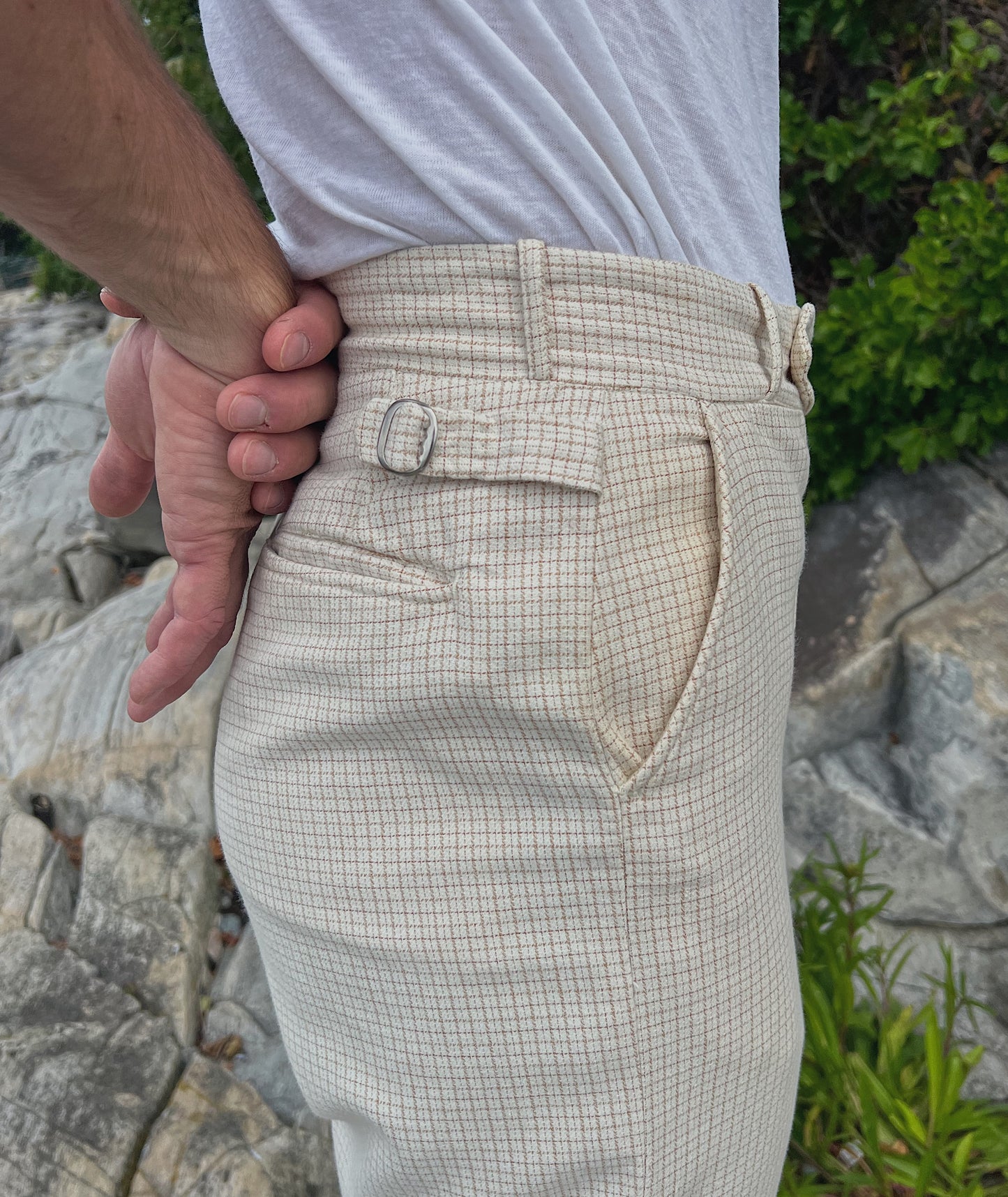 1930s Sanforized Cotton Sportswear Trousers With Buckle