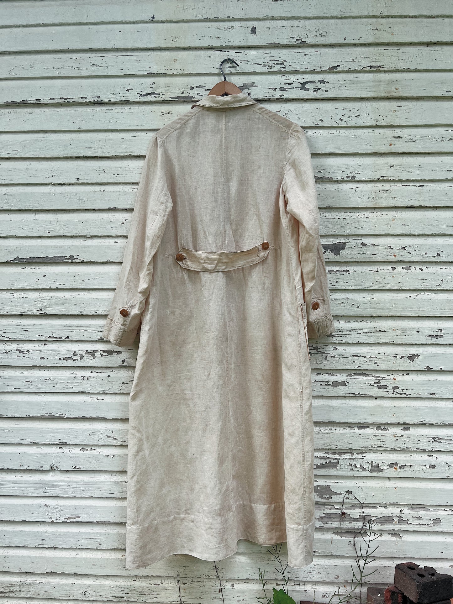1910s Linen Motoring Duster, Lightweight