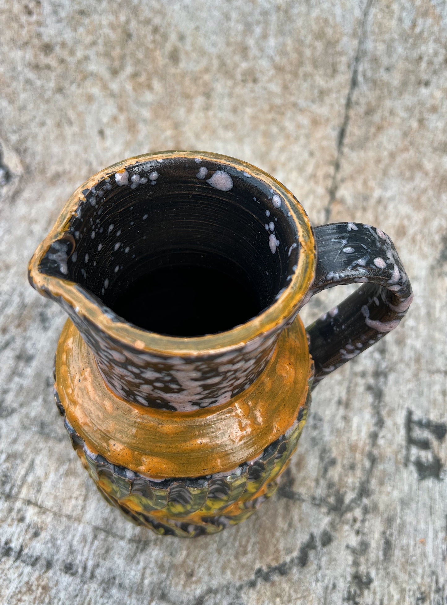 Speckled Italian Studio Pottery Pitcher